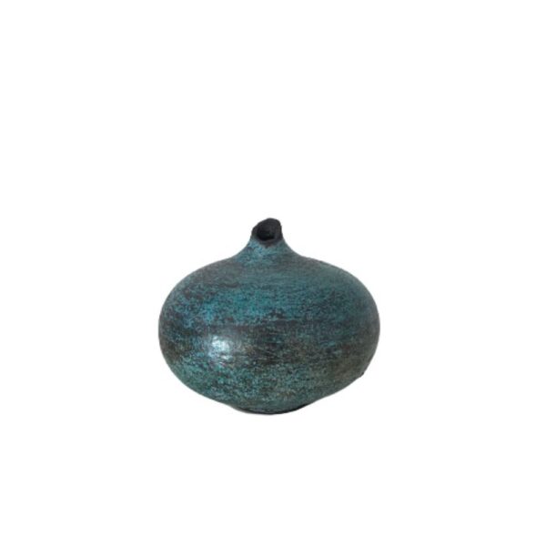 Stentøjs vase med spændende hals