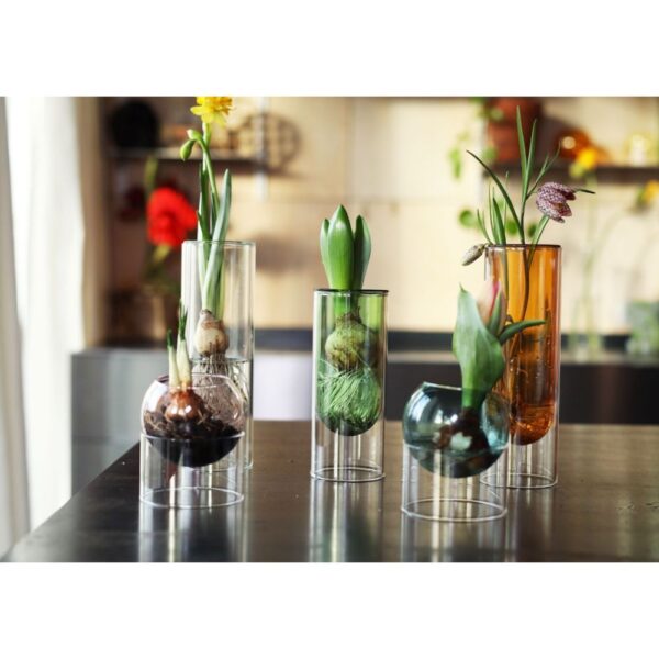 Glasvase - svævende vase