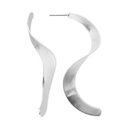 Tara Wave øreringe i sølv - Produkter - Dansk Smykkekunst