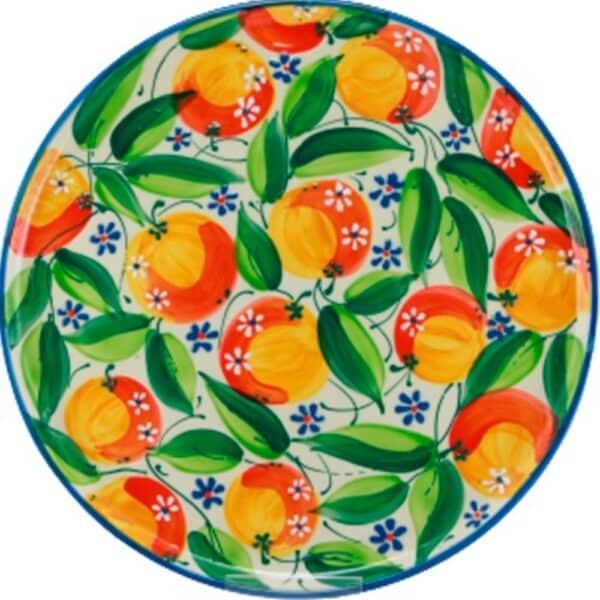 Keramik fad med appelsiner - spansk keramikfad