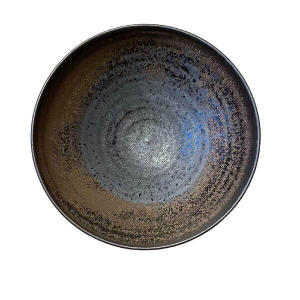Keramisk morgenmadsskål i antrasit fra dansk keramiker Heidi Vang