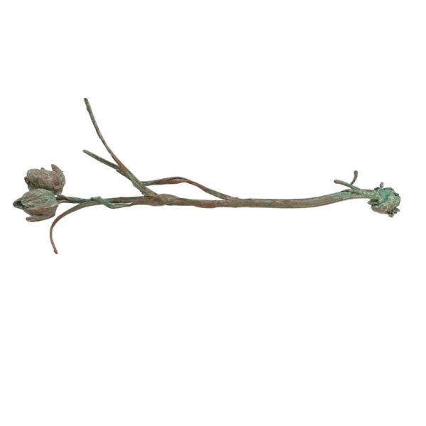 Vibeæg - forkobrede fra ArtByKobber med 2 blomster og løg