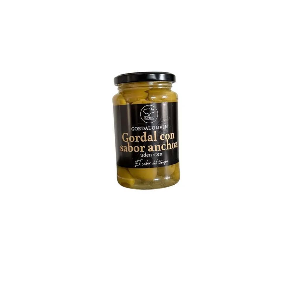Oliven - Gordal con sabor anchoa - 350 g